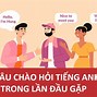 Chào Hỏi Bằng Tiếng Anh